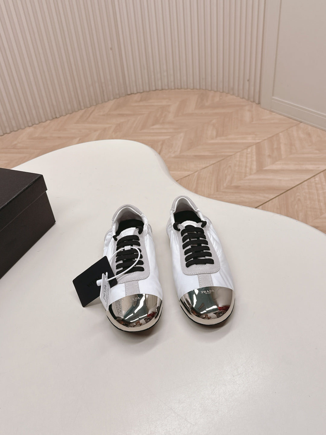 PRA 26S Mary Jane White Light Gray Sliver Canvas Suede 600627