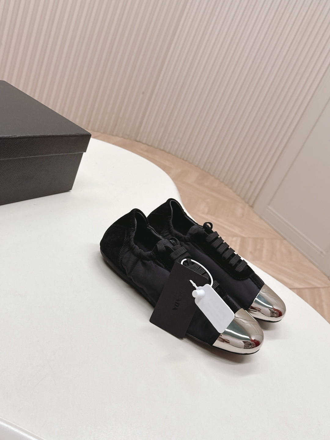 PRA 26S Mary Jane Black Sliver Canvas 600628