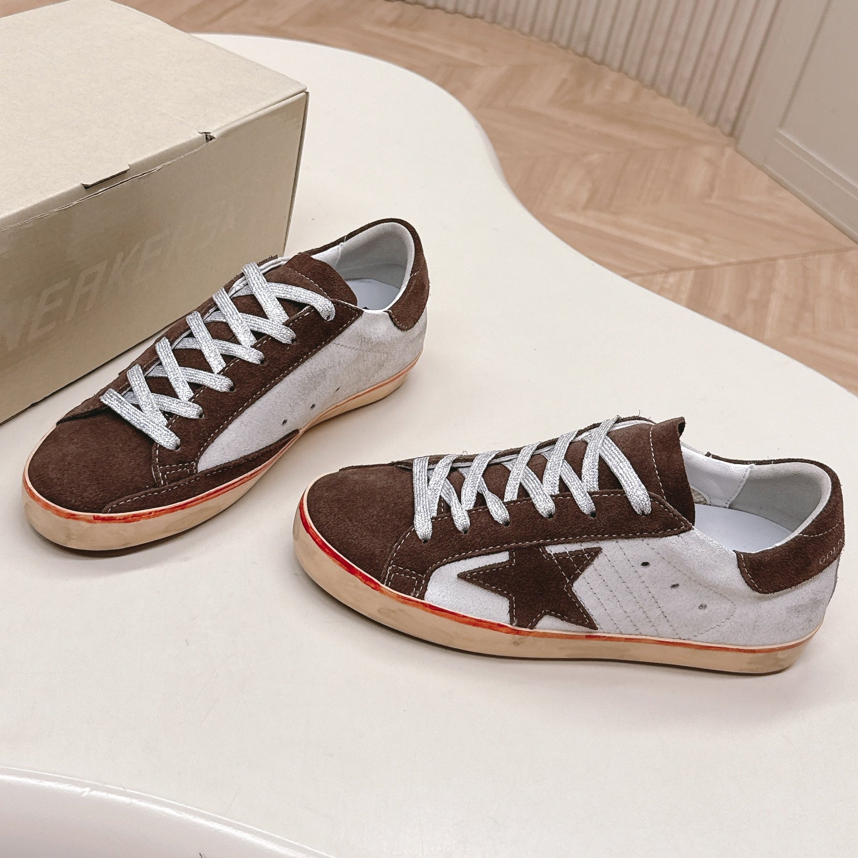 Golden Goose 2025 Sneaker Brown mix White Suede 426911