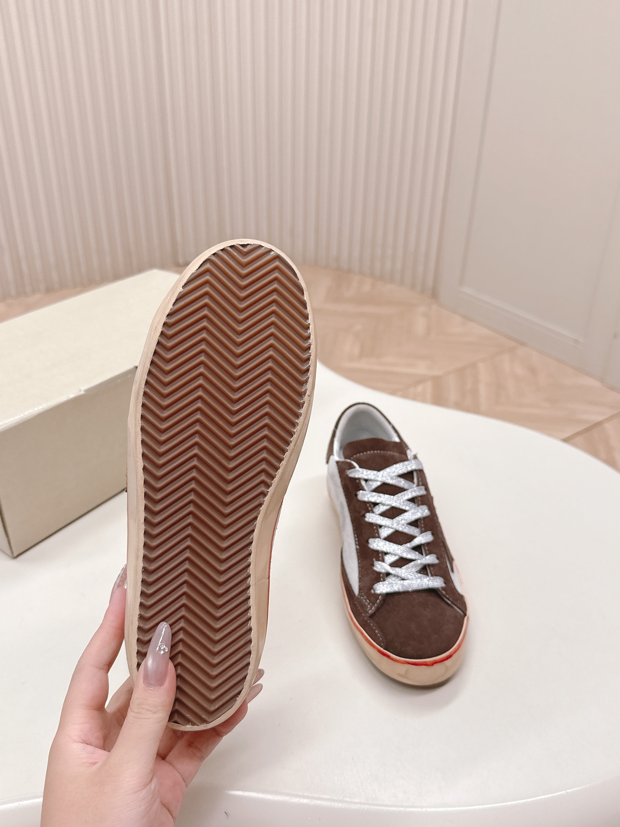 Golden Goose 2025 Sneaker Brown mix White Suede 426911