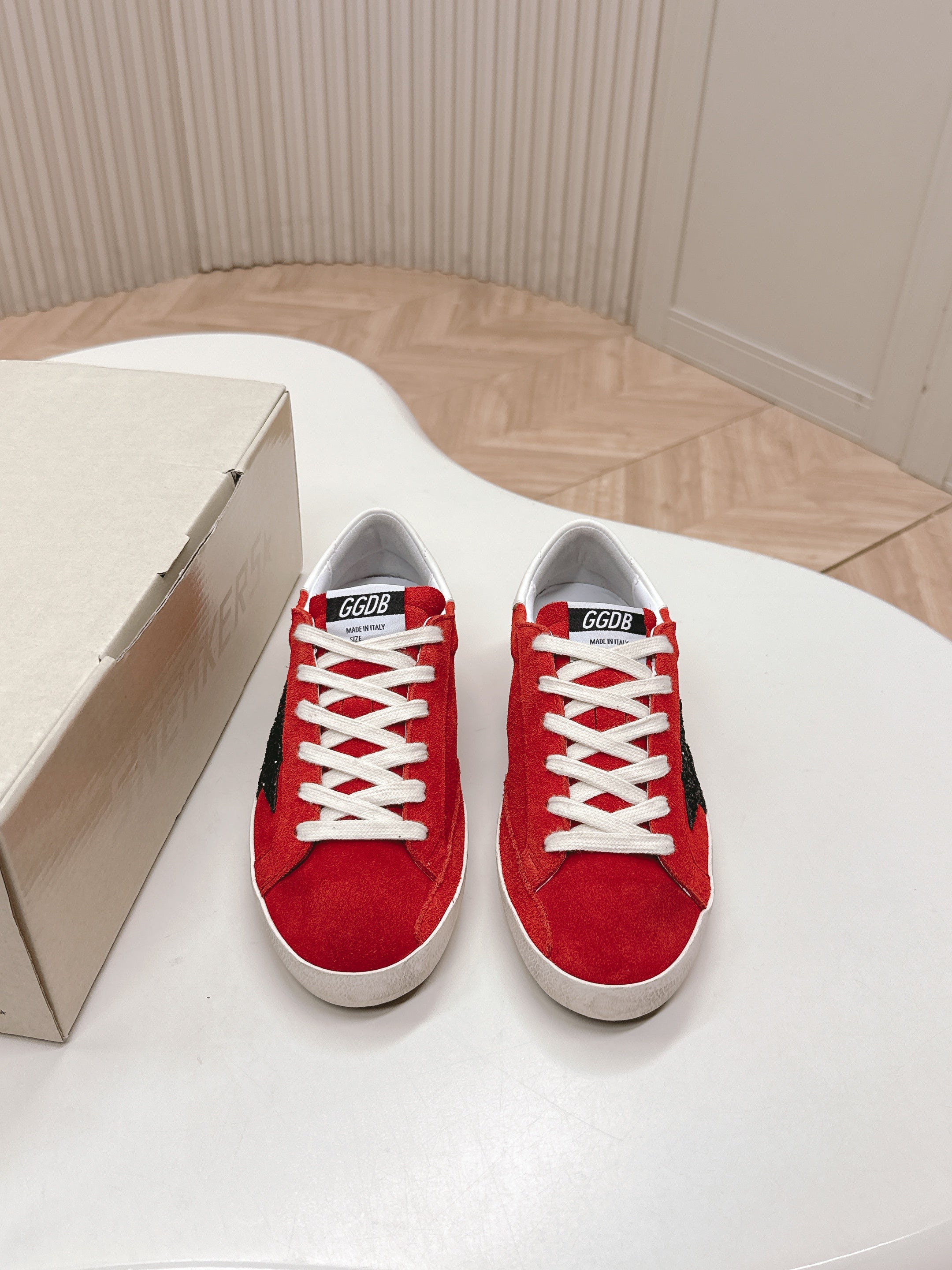 Golden Goose 2025 Sneaker Red mix Black Suede 426912