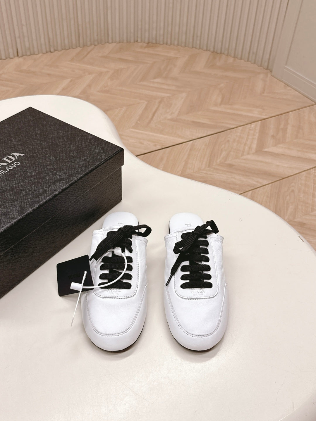 PRA 26S Mule Sneaker White Sheepskin 600617