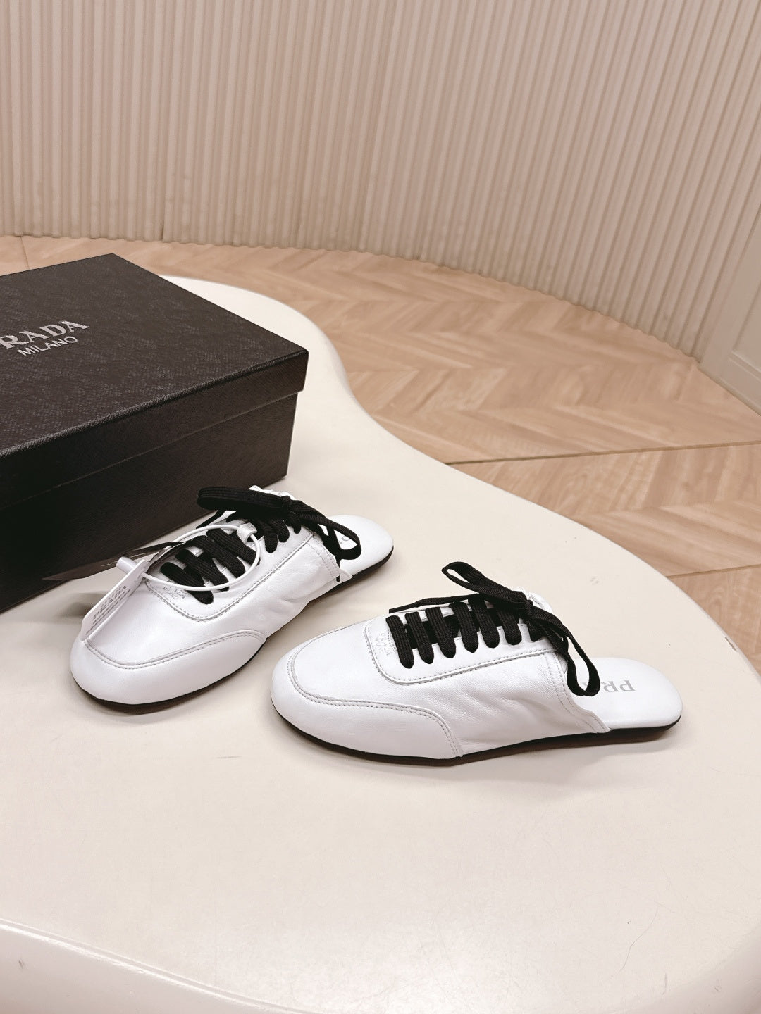 PRA 26S Mule Sneaker White Sheepskin 600617