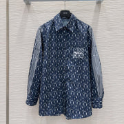 CD 25 Miss Dior Shirt Blue Polyester