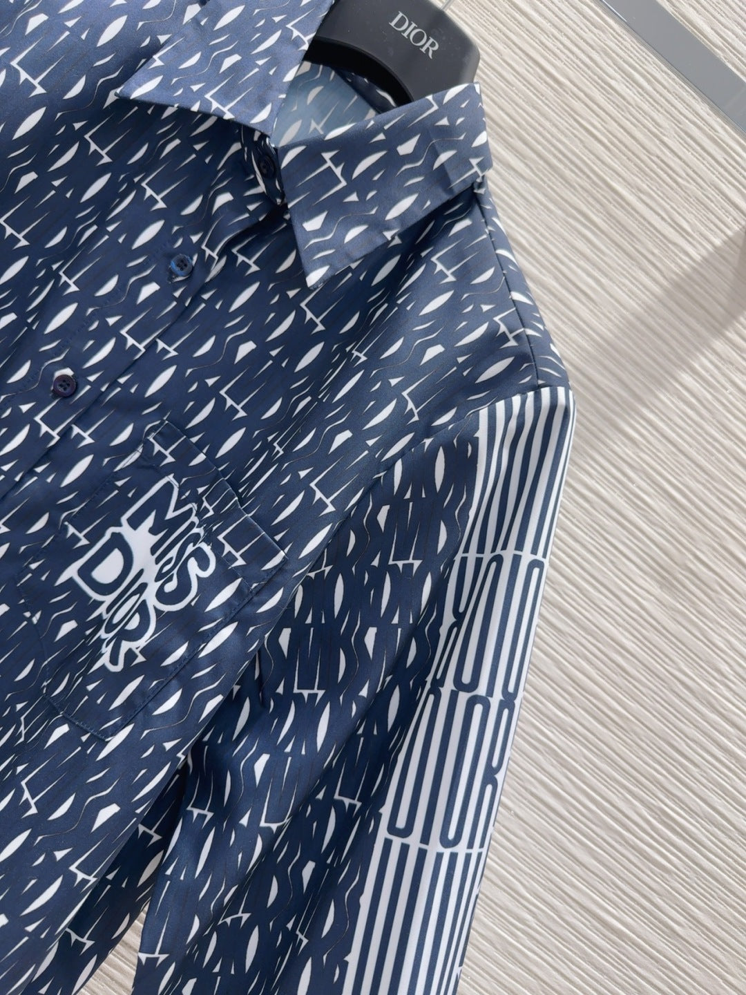 CD 25 Miss Dior Shirt Blue Polyester