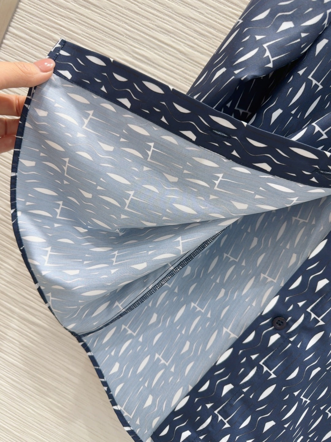 CD 25 Miss Dior Shirt Blue Polyester