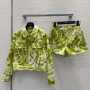 CD 25 Miss Dior Set Lime Yellow mix White Cotton
