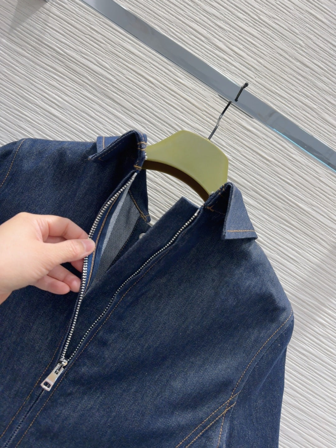 Gucci 25 Denim Dress Blue Cotton