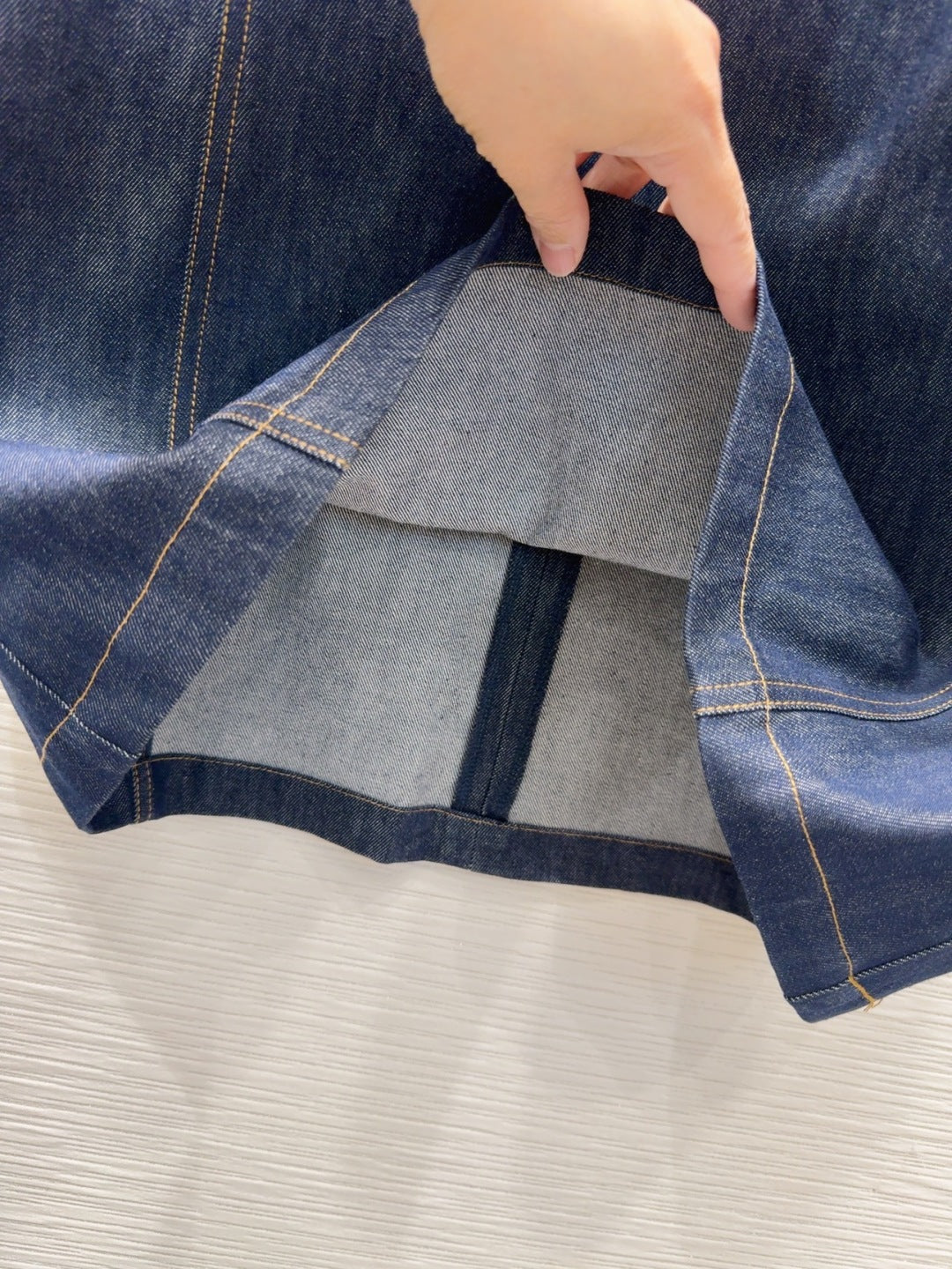 Gucci 25 Denim Dress Blue Cotton