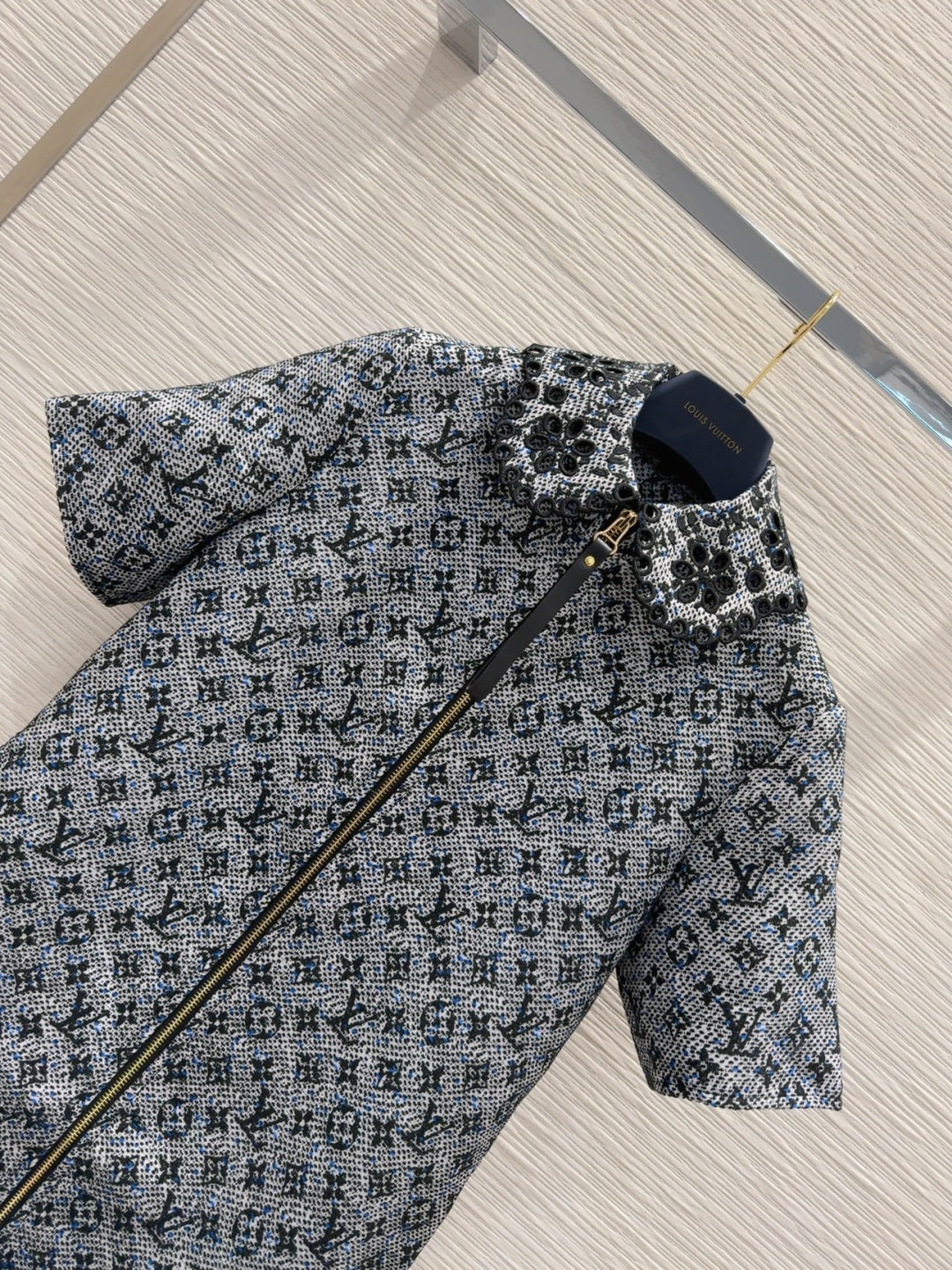 LV 25 New Dress Blue Cotton