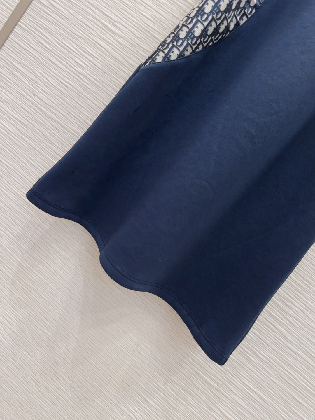 CD 25 Monogram Dress Blue mix Beige Polyester