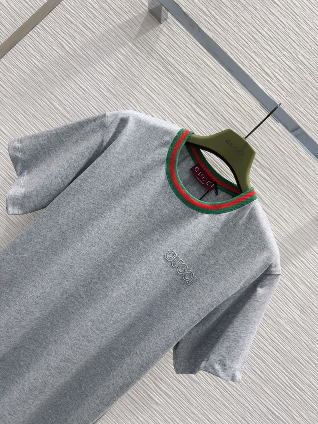 Gucci 2025 T-shirt Gray Cotton