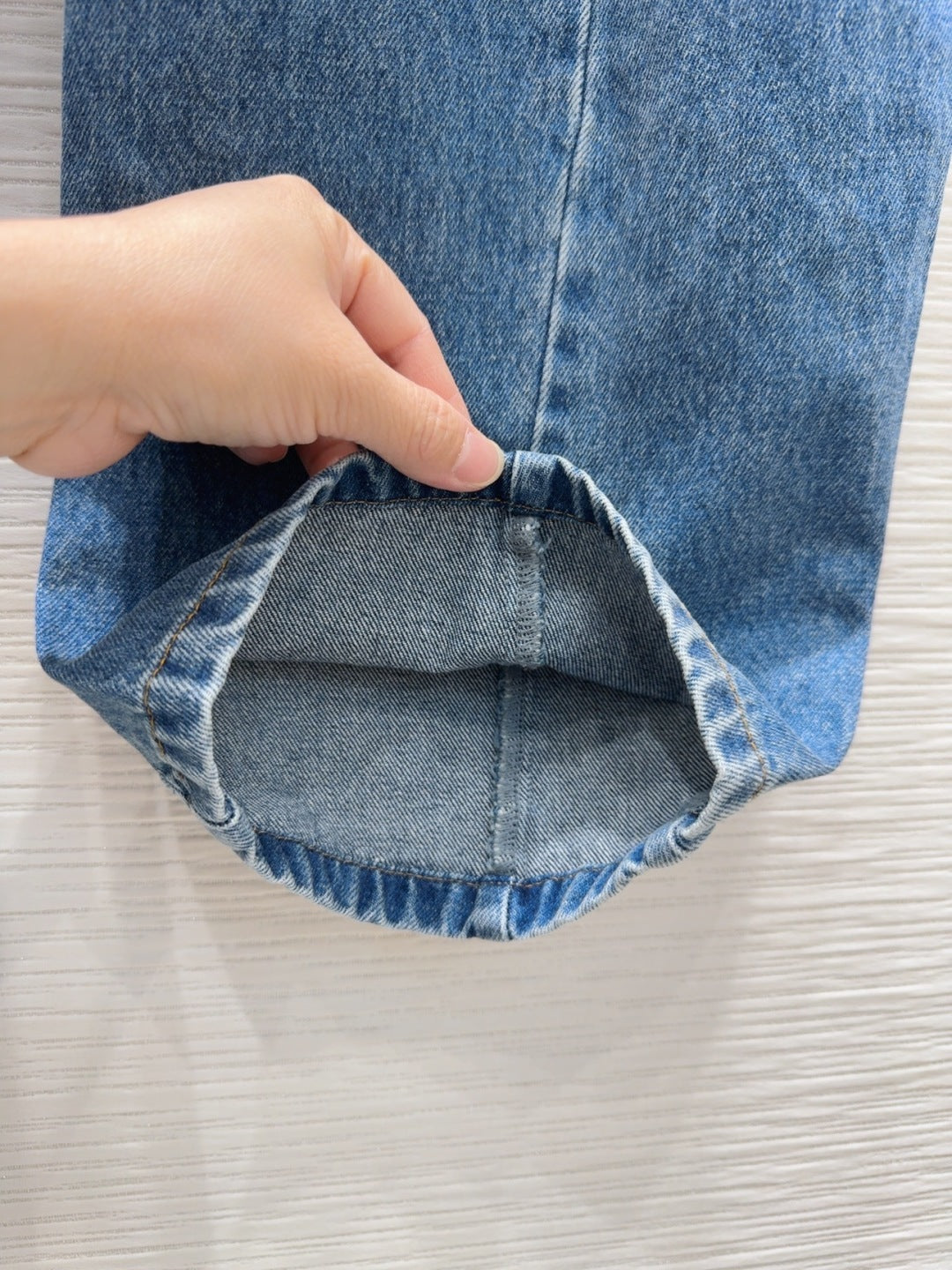 Prada 2025 Denim Cargo Pants Blue Cotton