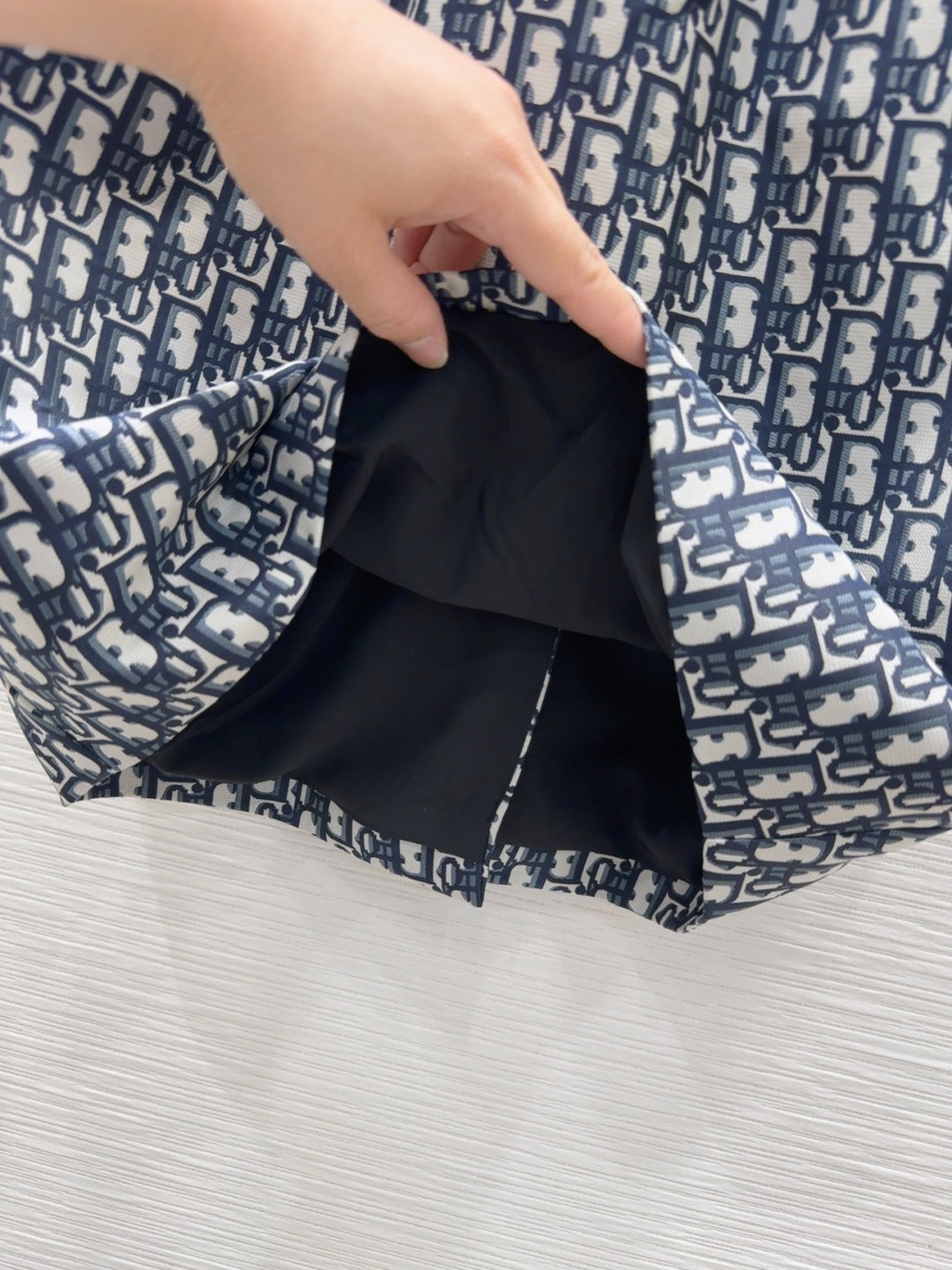 CD 2025 A-line Skirt Black Polyester