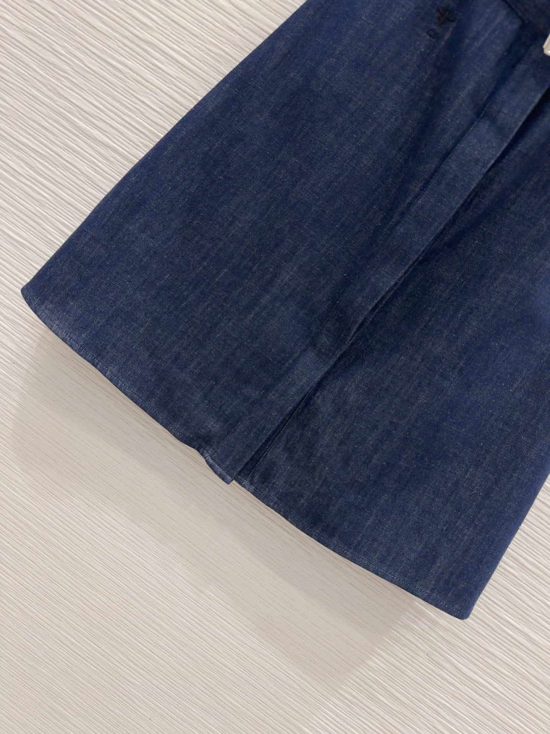 CD 25 Denim Suspender Dress Blue Cotton