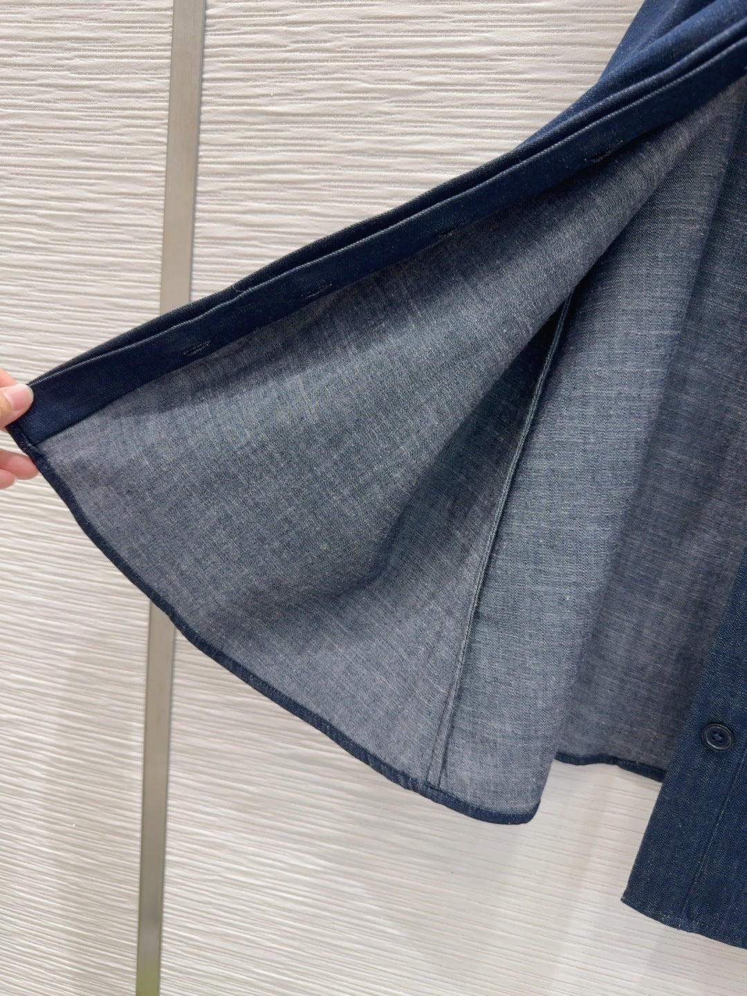 CD 25 Denim Suspender Dress Blue Cotton