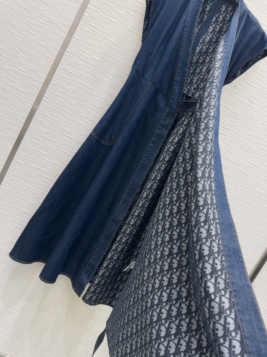 CD 25 Denim Dress Blue Cotton