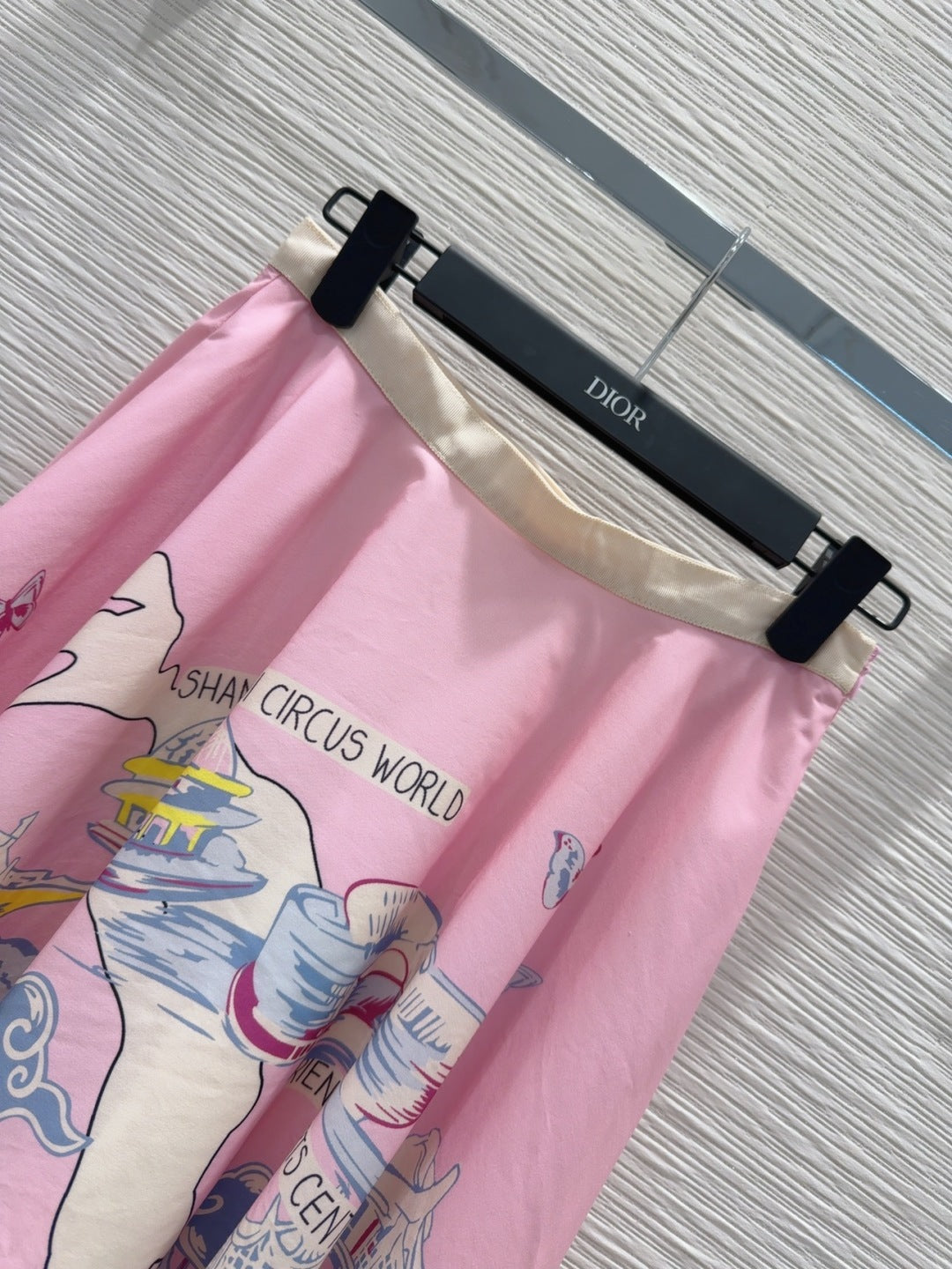 CD 25 Long Skirt Pink mix Colors Polyester