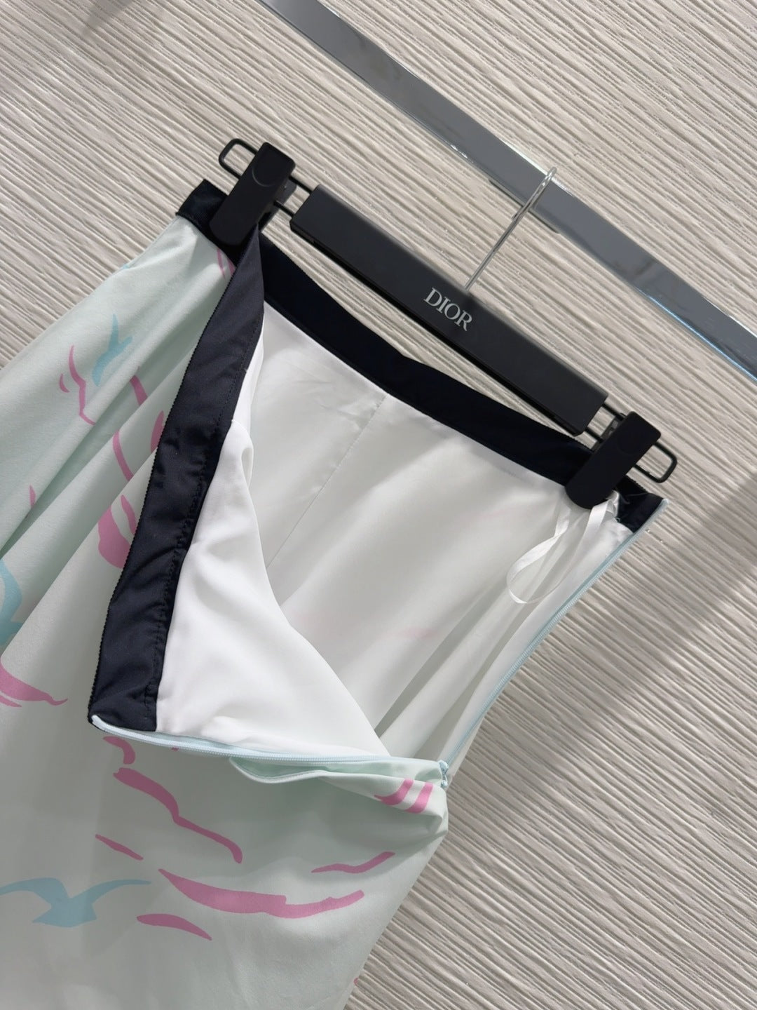 CD 25 Long Skirt Light blue mix Colors Polyester