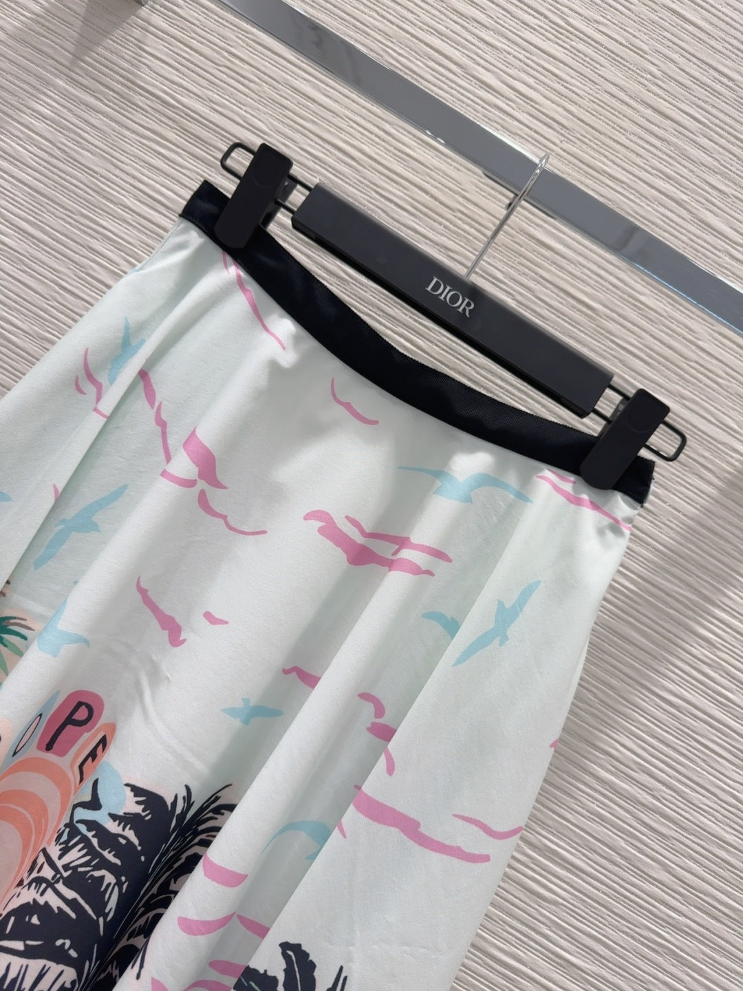 CD 25 Long Skirt Light blue mix Colors Polyester