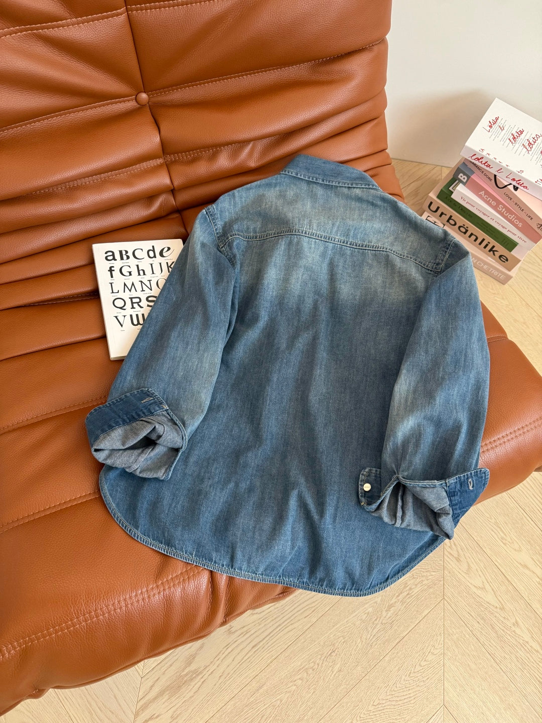 Prada 25 Denim Shirt Blue Cotton