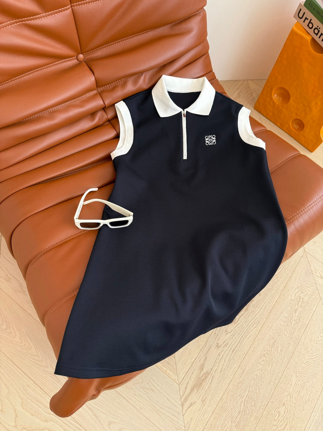Loewe 25 Polo Dress Polyester