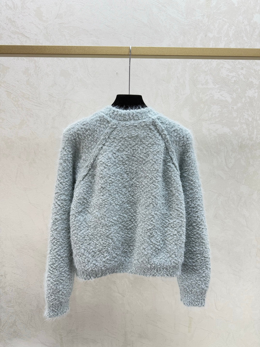 Chanel 2025 Cardigan White and Blue Wool