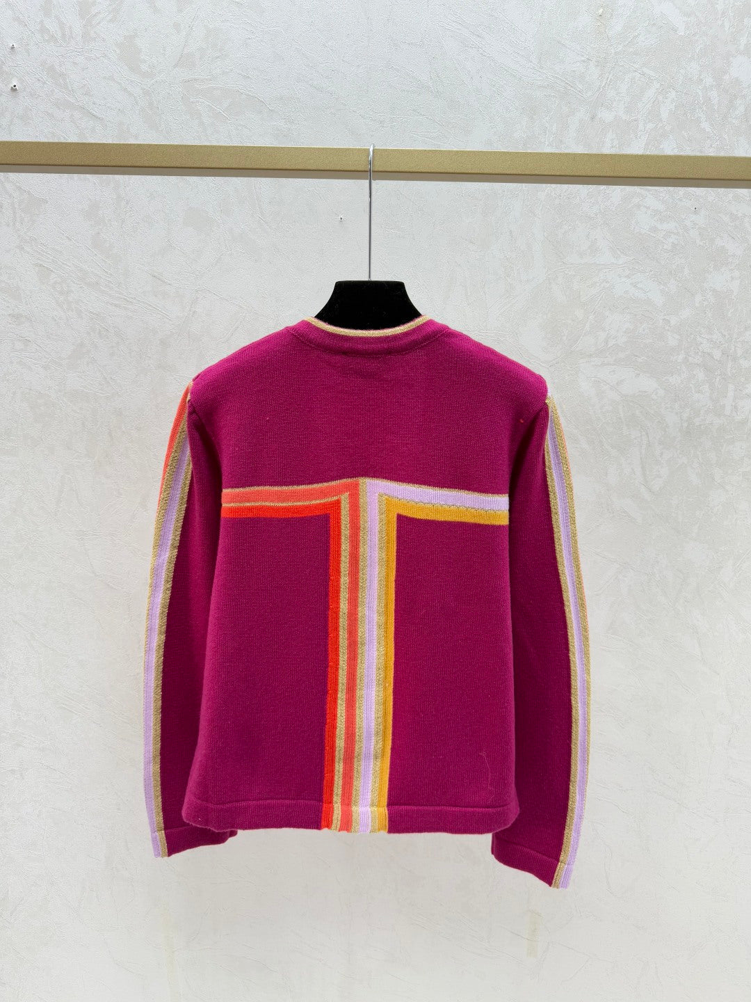 Chanel 2025  Cardigan Purple Wool 716294