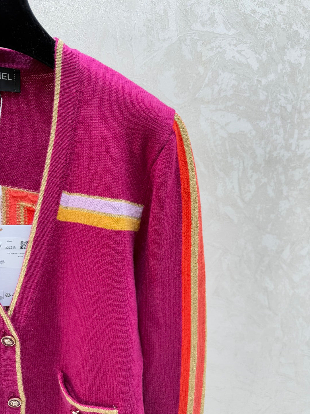 Chanel 2025  Cardigan Purple Wool 716294