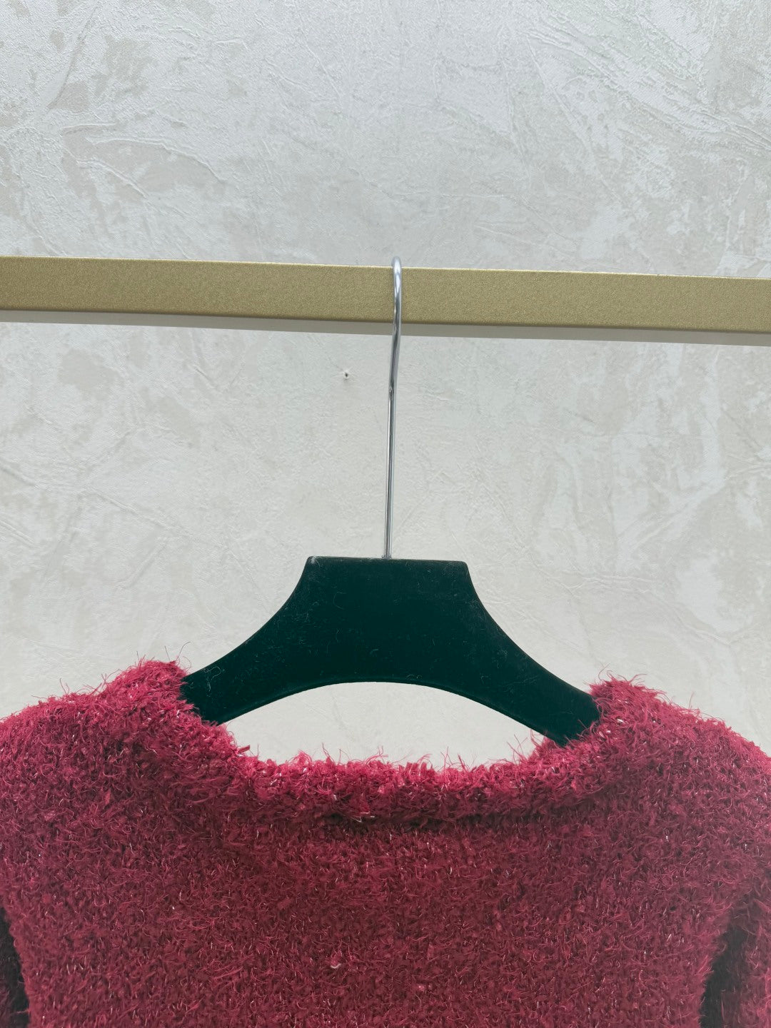 Chanel 2025  Cardigan Red Wool 716309