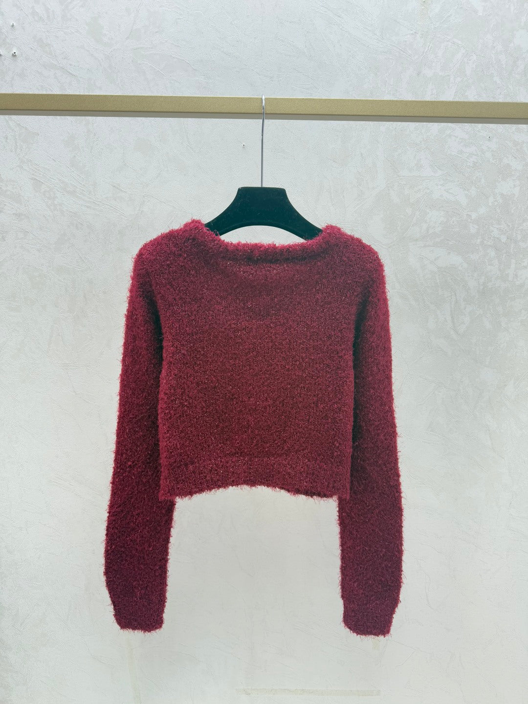 Chanel 2025  Cardigan Red Wool 716309