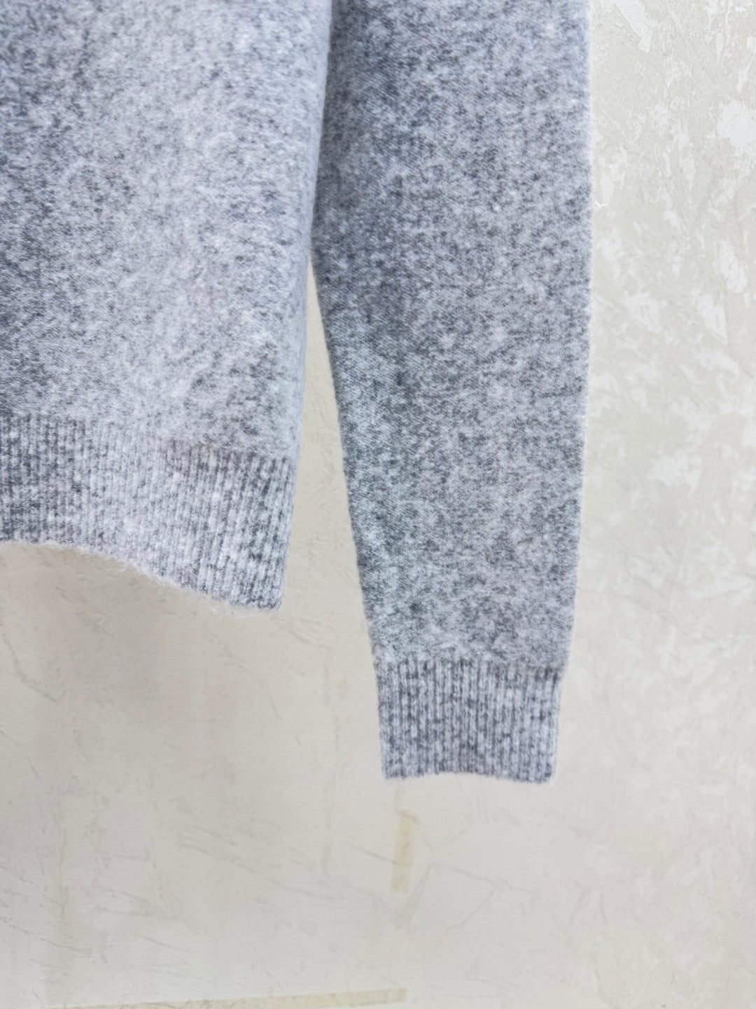 Chanel 2025 Knitted High Neck Long-Sleeved Sweater Wool Cashmere 734803