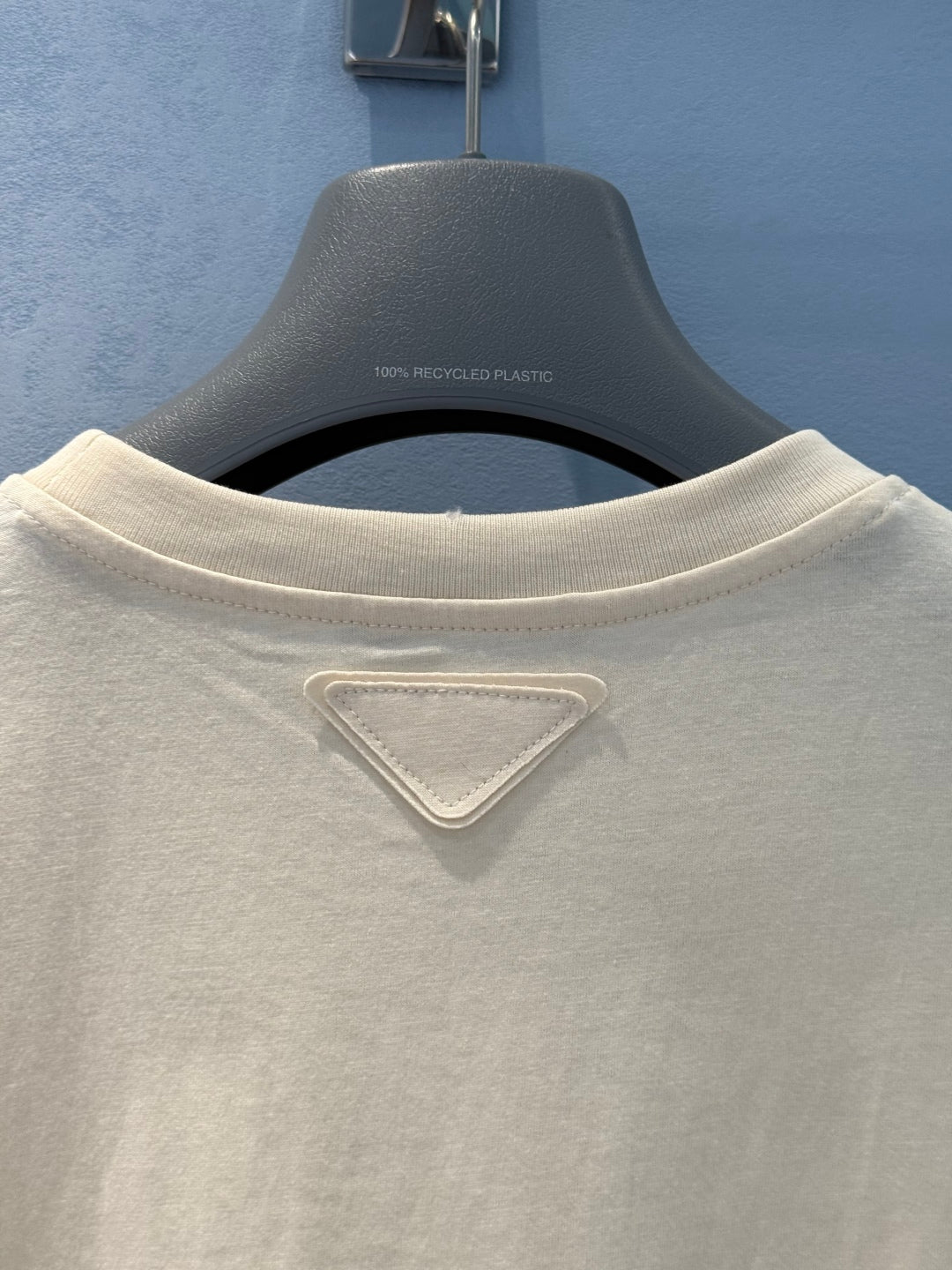 Prada 25 Short Sleeved T-shirt Vest Light Yellow Cotton