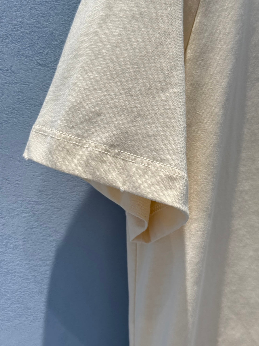 Prada 25 Short Sleeved T-shirt Vest Light Yellow Cotton