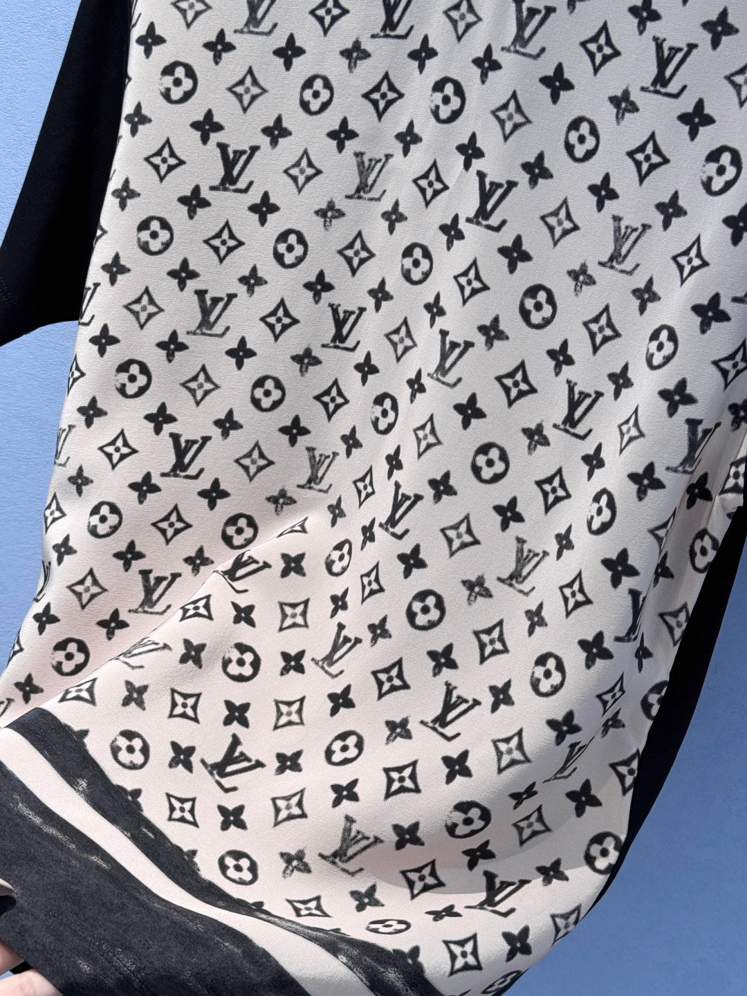 LV Flower T-shirt Light Pink Cotton