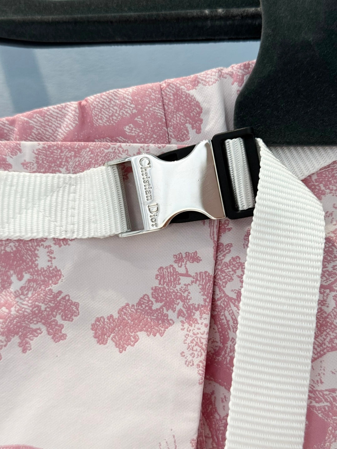 CD 25 Forest Floral Print Skirt Pants Light Pink Polyester