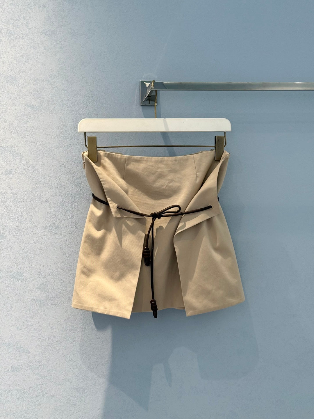 Loewe 25 Skirt Beige Cotton