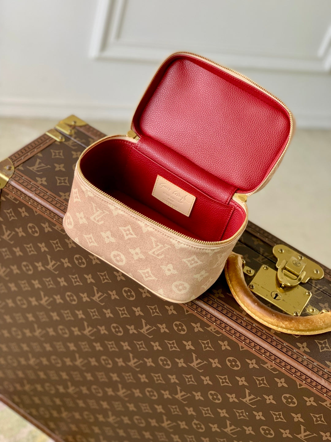 LV 2025 Nice Bag 20cm Beige Canvas 346583