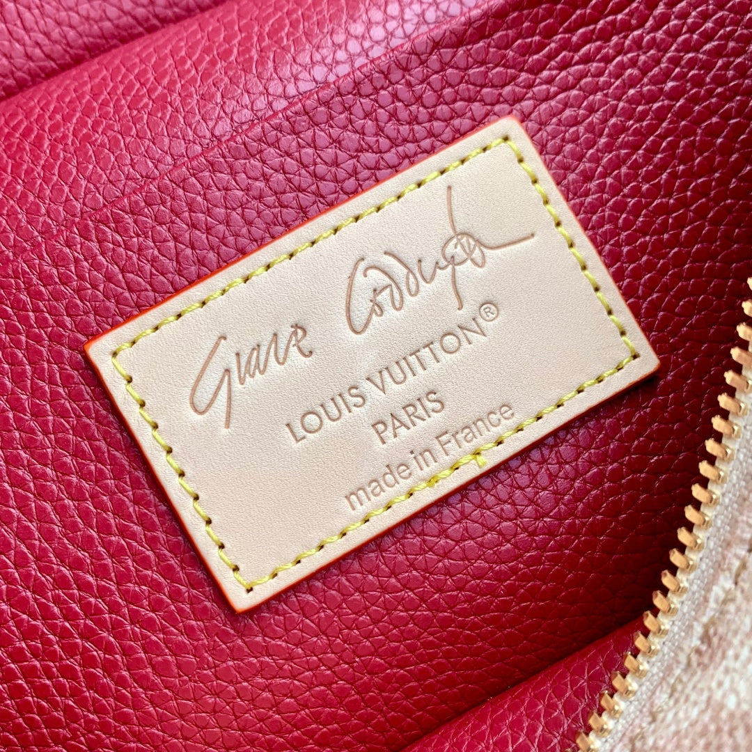 LV 2025 Nice Bag 20cm Beige Canvas 346583