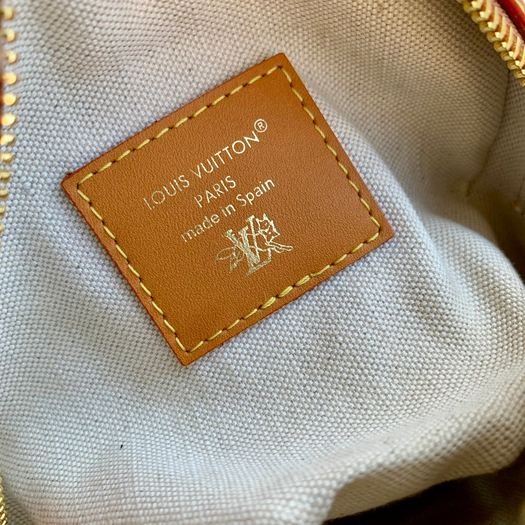 LV 2025 Toast Wearable Wallet 20cm Camel Brown Leather 347100