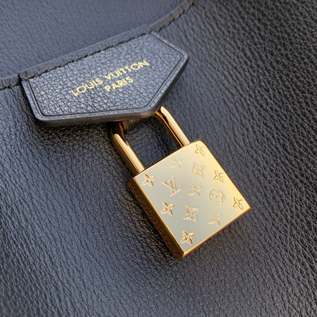 LV 2025 Vendome PM Bag Black Calfskin 347426