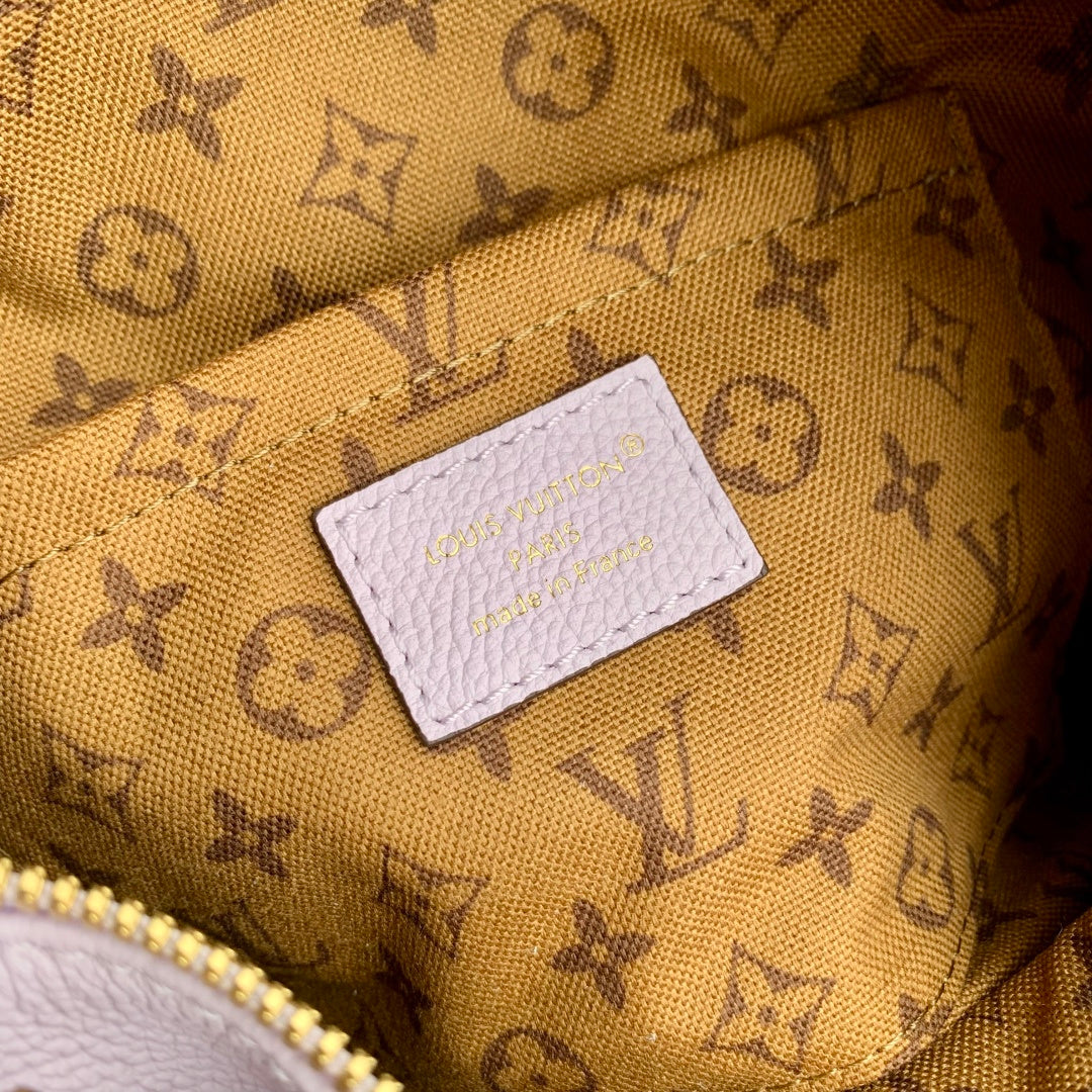 LV 2025 Express MM Bag 26cm Purple Taupe Calfskin 347428