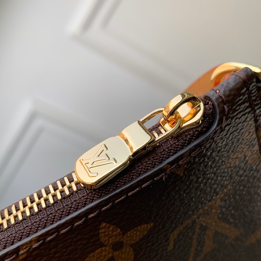 LV 2025 All In BB Bucket Bag 18cm Brown Beige Monogram Canvas