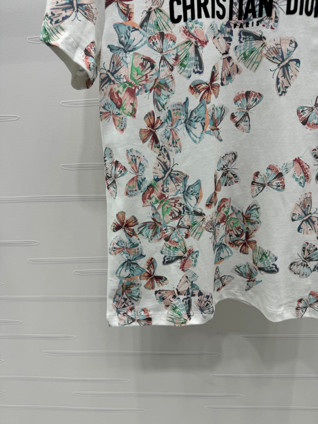 Dior 25C T-Shirt Papillon multicolore Pattern 228799