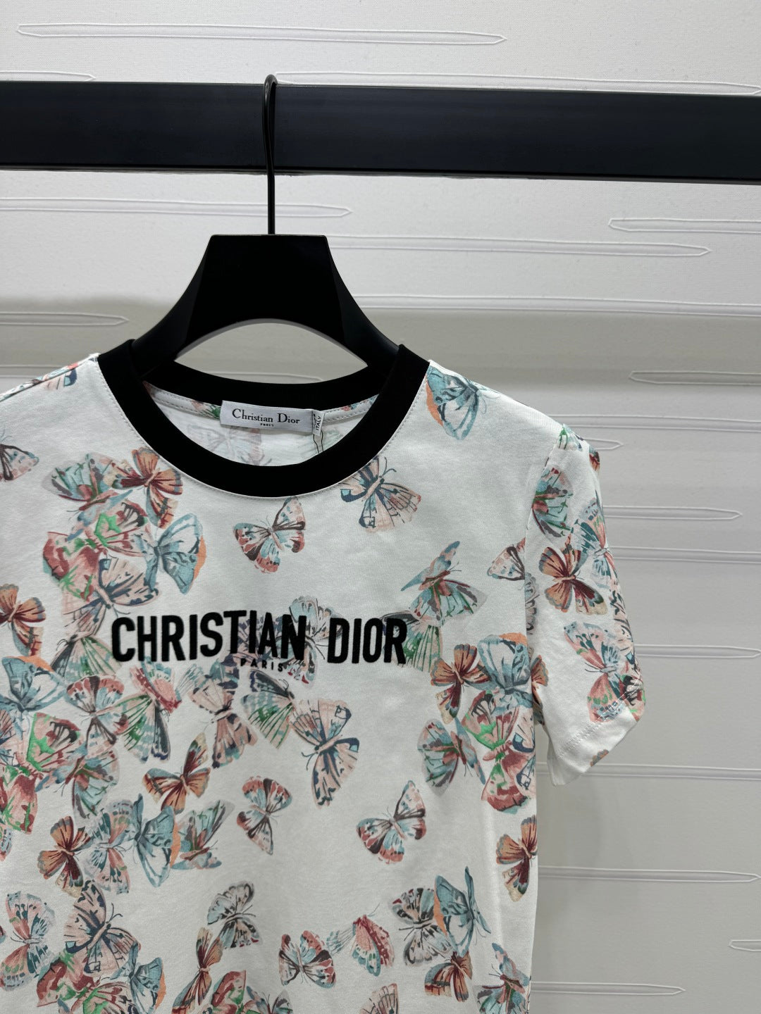 Dior 25C T-Shirt Papillon multicolore Pattern 228799