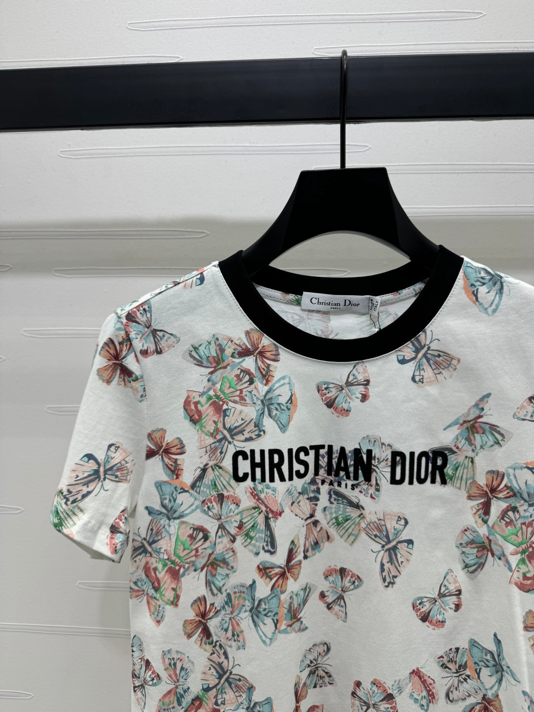 Dior 25C T-Shirt Papillon multicolore Pattern 228799