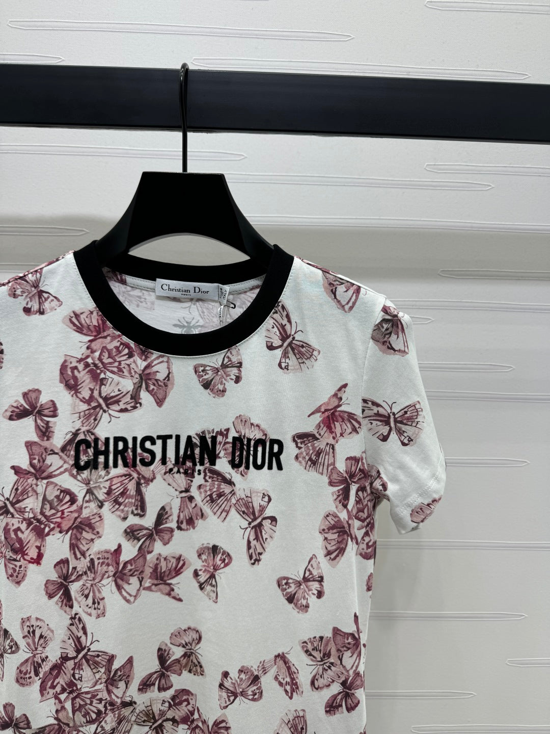 Dior 25C T-Shirt Papillon multicolore Pattern 228799