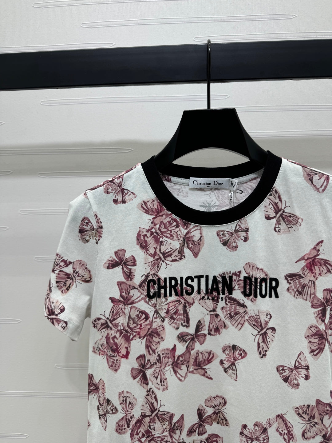 Dior 25C T-Shirt Papillon multicolore Pattern 228799