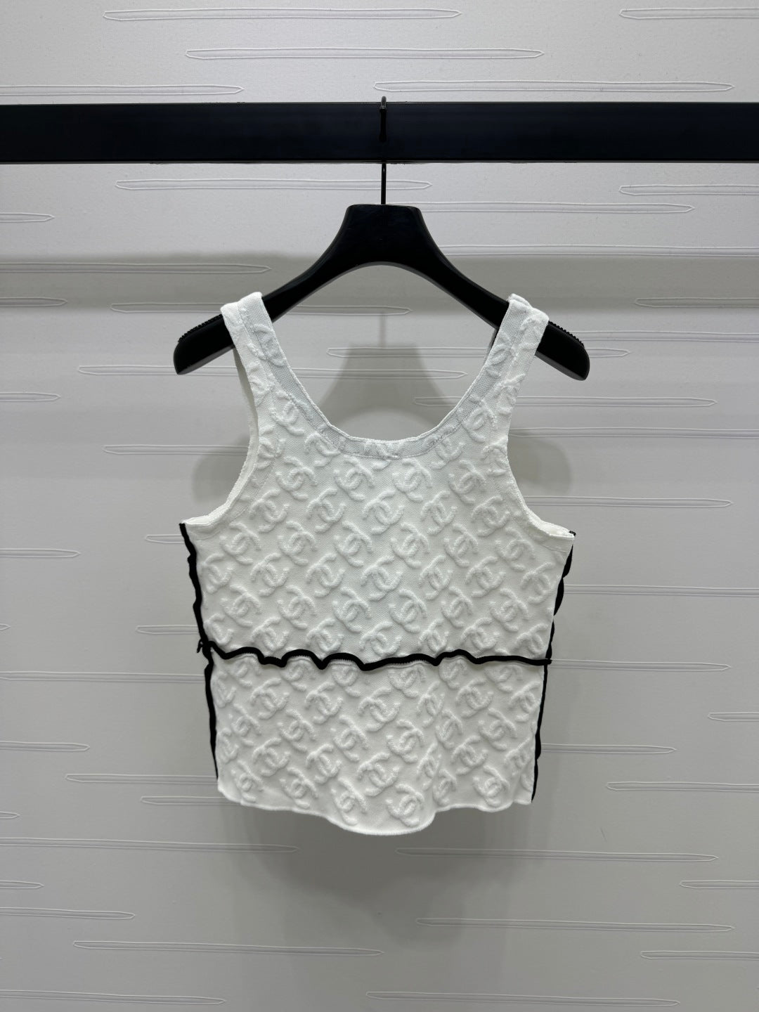 Chanel 25 Monogram Cotton Tank Top
