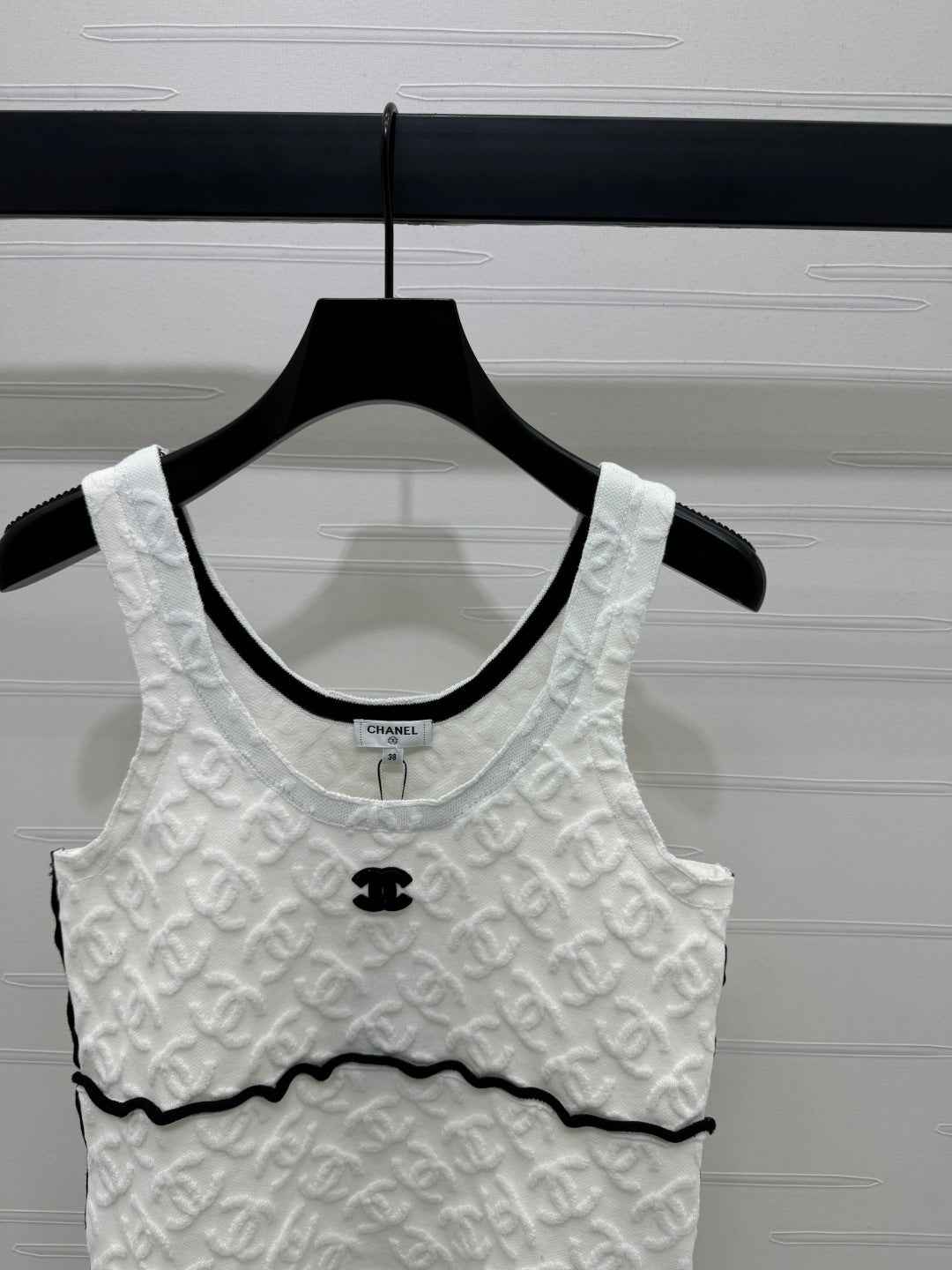 Chanel 25 Monogram Cotton Tank Top